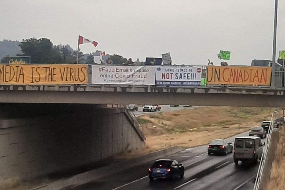 Overpass Rally in Abbotsford 2021